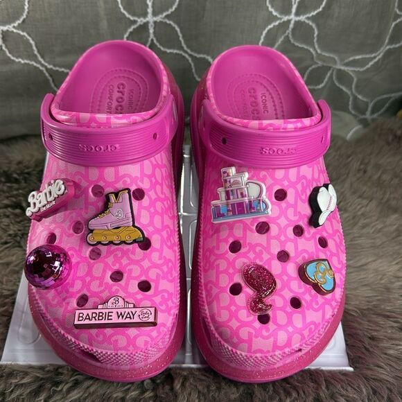 (S2) Crocs Barbie ClogsMovie MegaCrush, size 8 - Picture 2 of 11